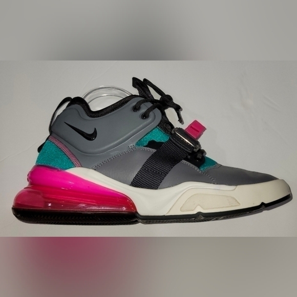 Nike Shoes - Nike Air Force 270 Cool Grey Hyper Jade